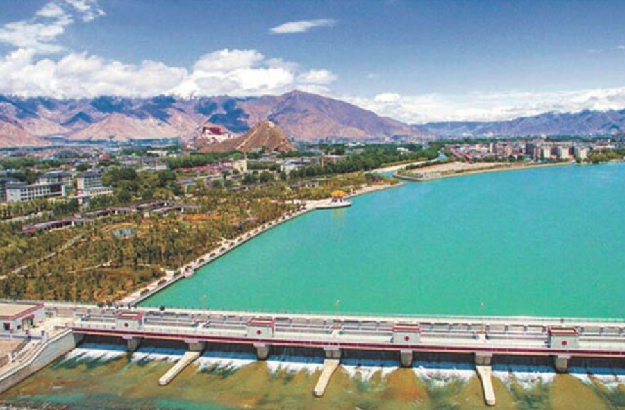西藏拉萨河重点河道水利改造工程