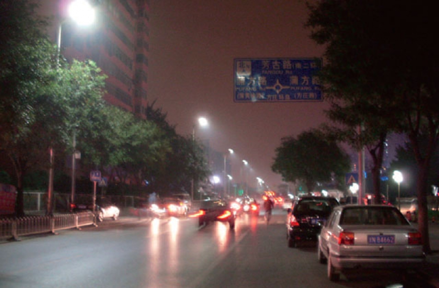 北京夜景照明处方古路LED路灯工程